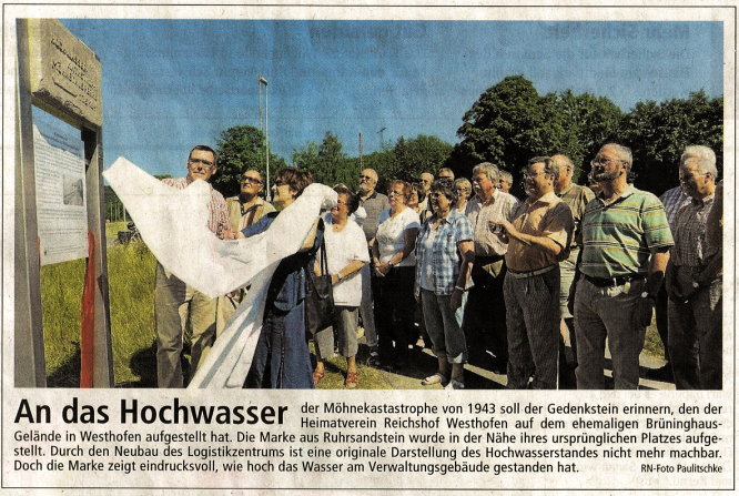 Ruhr-Nachrichten vom 28.06.10 zur M�hnekatastrophe