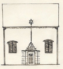 So sah der Entwurf der renovierten Synagoge 1928 aus